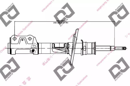 Амортизатор DJ PARTS DS1301GS